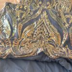 Blue Sequence Prom Dress Size XS Photo 8