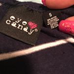 Eye Candy  Navy and White Striped T-Shirt Photo 1