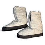 REI Womens Slipper Shoes Down Fill Outdoor Camping Hiking Adventure Gray Large Photo 6