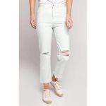 J Brand J. Brand Spearmint Destruct Wayne Crop Jeans NWT Sz. 28 Photo 1