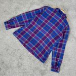 Patagonia Women’s Organic Cotton Long-Sleeved Fjord Flannel Shirt Oasis Blue 12 Photo 7