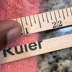 Lucky Brand  Women Medium Barbiecore Pink Fuzzy V-Neck Taylor Swift Sweater‎ Photo 5