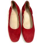 Eileen Fisher Winn Suede Pump in Cerise Red Size 8 Photo 1