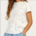 RVCA women’s suspension soft tee shirt small Photo 1