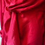 Elegant Red Long Sleeve Dress Size 0 Photo 3