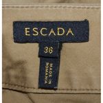 Escada Ladies Brown Straight Leg Pants Size 36 US Size 6 Stretch Classic Photo 4