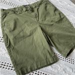 NYDJ  Women's Sage Green Flat Front Shorts Photo 4