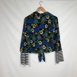 Anthropologie Lost + Wander Pisces Floral Front Tie Blouse Small Photo 8
