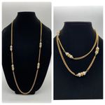 Vintage AFJ Gold & SilverTone Ball shaped accents Gold Photo 1