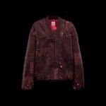 Nike NEW x Naomi Osaka Jacquard Kimono Jacket Burgundy Crush Streetwear Luxe Sm Photo 10