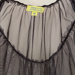 Chan Luu NWOT SZ M sheer  black top Photo 5
