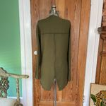 Tribe Kelley Eye See You Longline Raw Hem Button Up Tunic - Size Small Photo 7