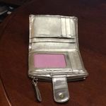 COACH Signature FOLD WALLET Metallic gold est. 1941 Coach Photo 5