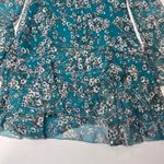 House of Harlow 1960 REVOLVE Vaida Mini Dress in Teal Floral Multi Small Blue Photo 3