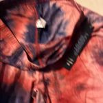 Leggings Depot Tie-Dye Shorts Pink and  Blue 1X Photo 5