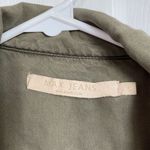 Max jeans Green Khaki Utility Chambray Vest Women's Size S Photo 6