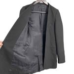 ZARA Black Open Front Long Sleeve Single-Breasted Womens Blazer XS Photo 3