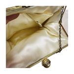 VTG Leo Miller PARIS Bridal Wedding Vintage Elegant White Beaded Clutch Bag Photo 4