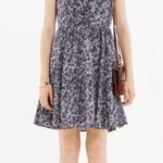 Madewell Floral Silk Dress Photo 0
