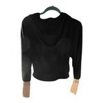 Free People NWT Black Zip-Up Hoodie Photo 2