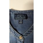 Lucky Brand  Denim Shirt Dress Womens Small Tunic Western Coastal Cowgirl Photo 2