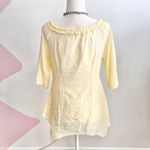 Yellow Asymmetrical Babydoll Top Fairycore Coquette‎ Y2K 2000s Vintage Medium Photo 1