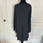 Dee Elly  MODAL FLOWY BELL SLEEVE BLACK DRESS Photo 1