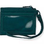 PINK - Victoria's Secret 🖤💚Victoria’s Secret PINK Cardholder Zip Wristlet Strap Keychain / Black Ivy Photo 3