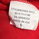 Loveappella  Red Strapless Asymmetrical Dress - Small - EUC Photo 1