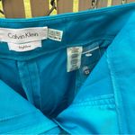 Calvin Klein Women's One-Button Blazer, Printed Cap-Sleeve Blouse & Slim-Leg Pants Photo 13