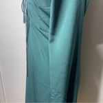 Abercrombie & Fitch  XS Tall Long-Sleeve Front Tie Mini Dress Dark Teal Photo 5