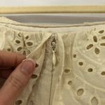 Cynthia Steffe  Cream Eyelet Off Shoulder Dress Women 2 Mini Romantic Girly Bride Photo 4