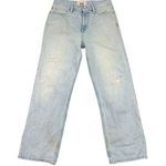 BDG Urban Outfitters  Skater Fit Light Wash Distressed Straight Leg Jeans Photo 0