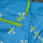 Birdies And Bows Womens Blue Golf Shorts All Over Club Print Size 6 Photo 4