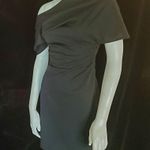 ASOS  Black Fallen Shoulder Dress (2) Photo 1