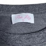 Pink Lily  Oversized Sleeve Bodysuit | Grey | Size Small Photo 5