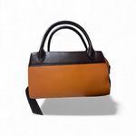 Craft Elegant Brown and Black Satchel Photo 1