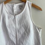 J.Crew  Denim Shift Dress in White Photo 4