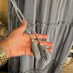 Listicle  Women's Steel Blue Dress size m tiered, flowy Photo 4