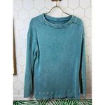 Pilcro from Anthropologie Teal Imogen Seamed Tunic Sweatshirt - Size - XS Photo 5