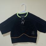 Ivy Park Womens New Adidas X  knitted Cropped Top In Black Photo 3