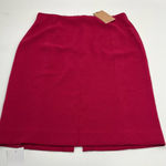 MM.LaFleur  The Dorchester 1.0 Staccato Hibiscus Pink Skirt Women 14 Zipper NEW Photo 0
