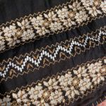 Joie  Super Oversized Lagenlook Embroidered Boho Tunic Dress Size XXS Photo 6