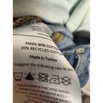 One Teaspoon Streetwalkers High Waist 80s Fit Denim Jean Shorts Venice Blue 25 Photo 7