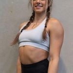 Blue Halter Workout Top Photo 3