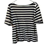 Ralph Lauren Lauren size XL nautical boat cut necklace cotton top. Photo 1