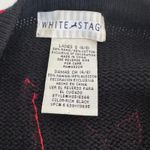 White Stag Women's Christmas Holiday Cardigan Sweater Black Red Cardinals S Photo 7