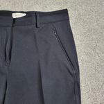 Talbots Womens Trousers 12 Black Straight Leg Pocket Stretch Casual Dress Attire Photo 3