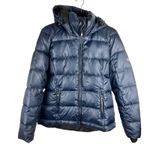 NWT Crystal by SKEA 90% Down Navy Blue Puffer Jacket Coat Winter Warm Size L Size L Photo 2