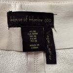 House of Harlow 1960 cream faux leather mini skirt size M Size M Photo 3